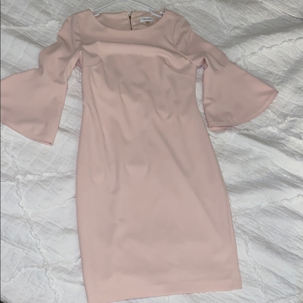 Blush Pink Calvin Klein dress